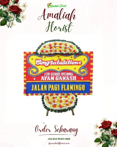 Bunga Papan Congratulation di Parunggalih